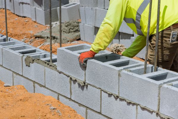 Concrete Blocks Installation in Vancouver