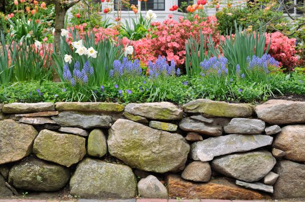Stone Wall Hardscaping in Vancouver
