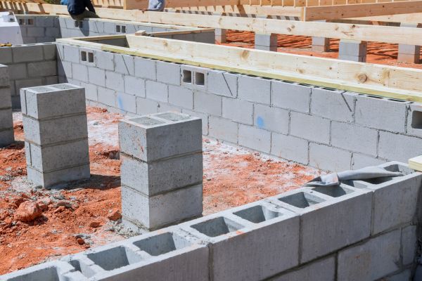 Cement Block Installation in Vancouver