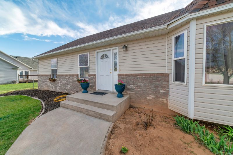 Brick Front Entrance Repair